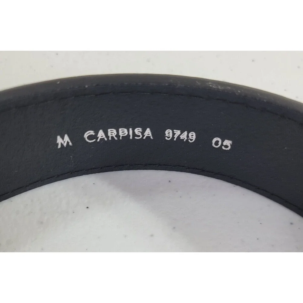 Casual‎ Belt Black Leather Classic Formal Work Career Women's Size Medium
